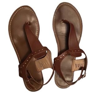 Brown sandals
